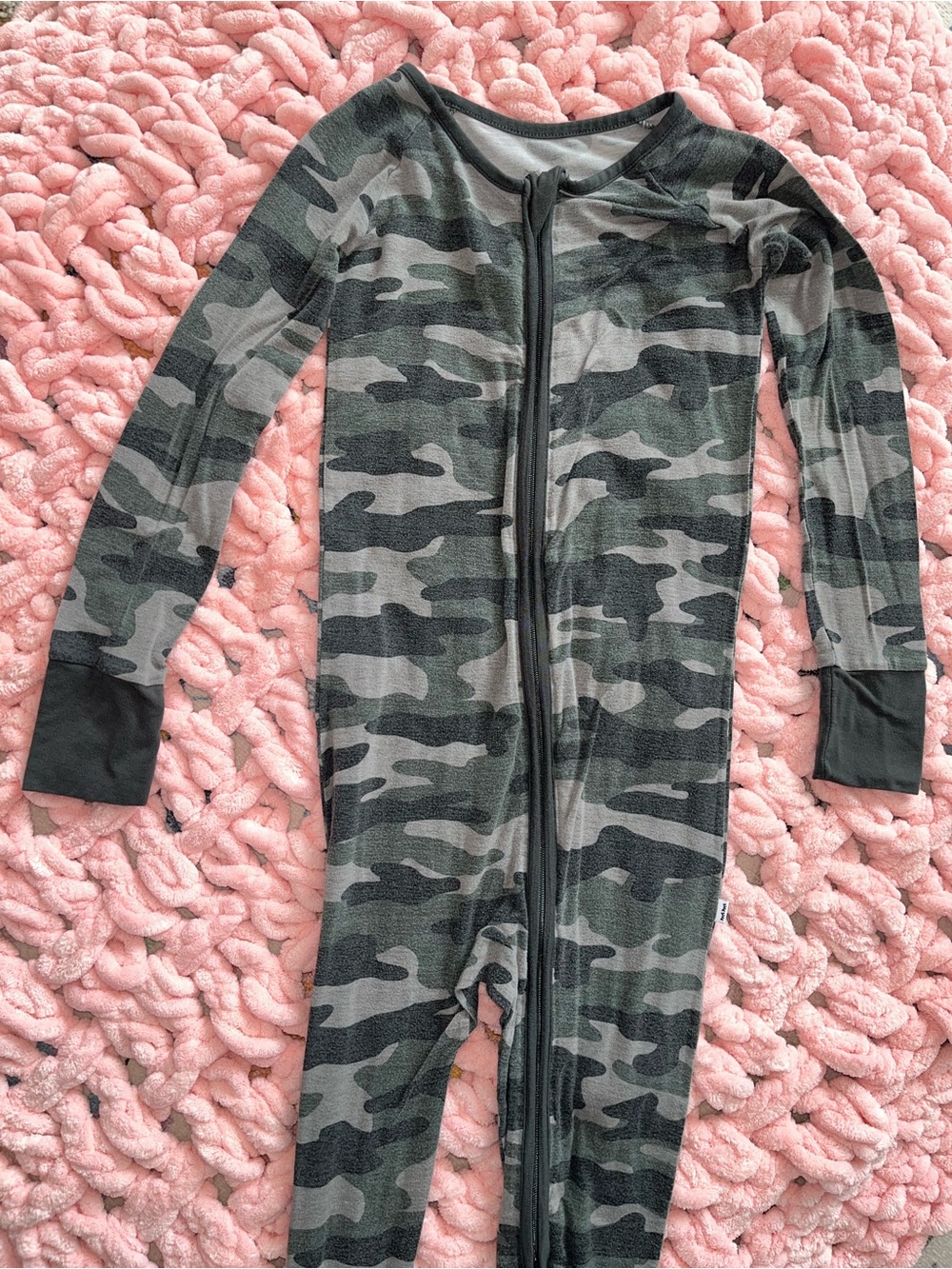 Little Sleepies Camo Zippy